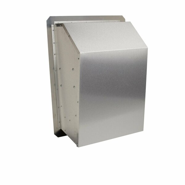 Almo 1500 CFM Aluminum Exterior Wall-Mountable Blower for Vent Hood with 10-Inch Round Duct Connection 336